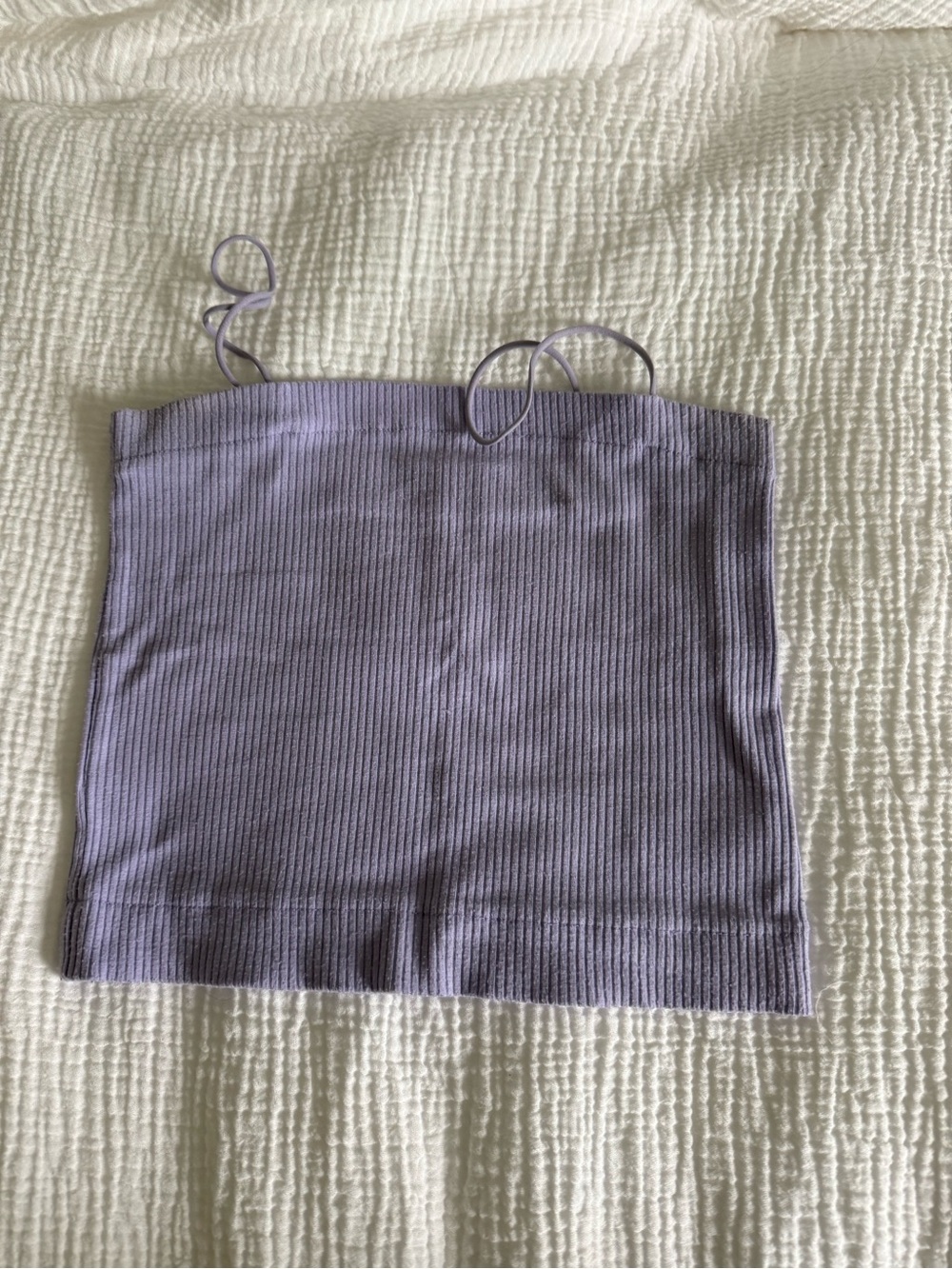 American Eagle Outfitters Lilac Ribbed Cami